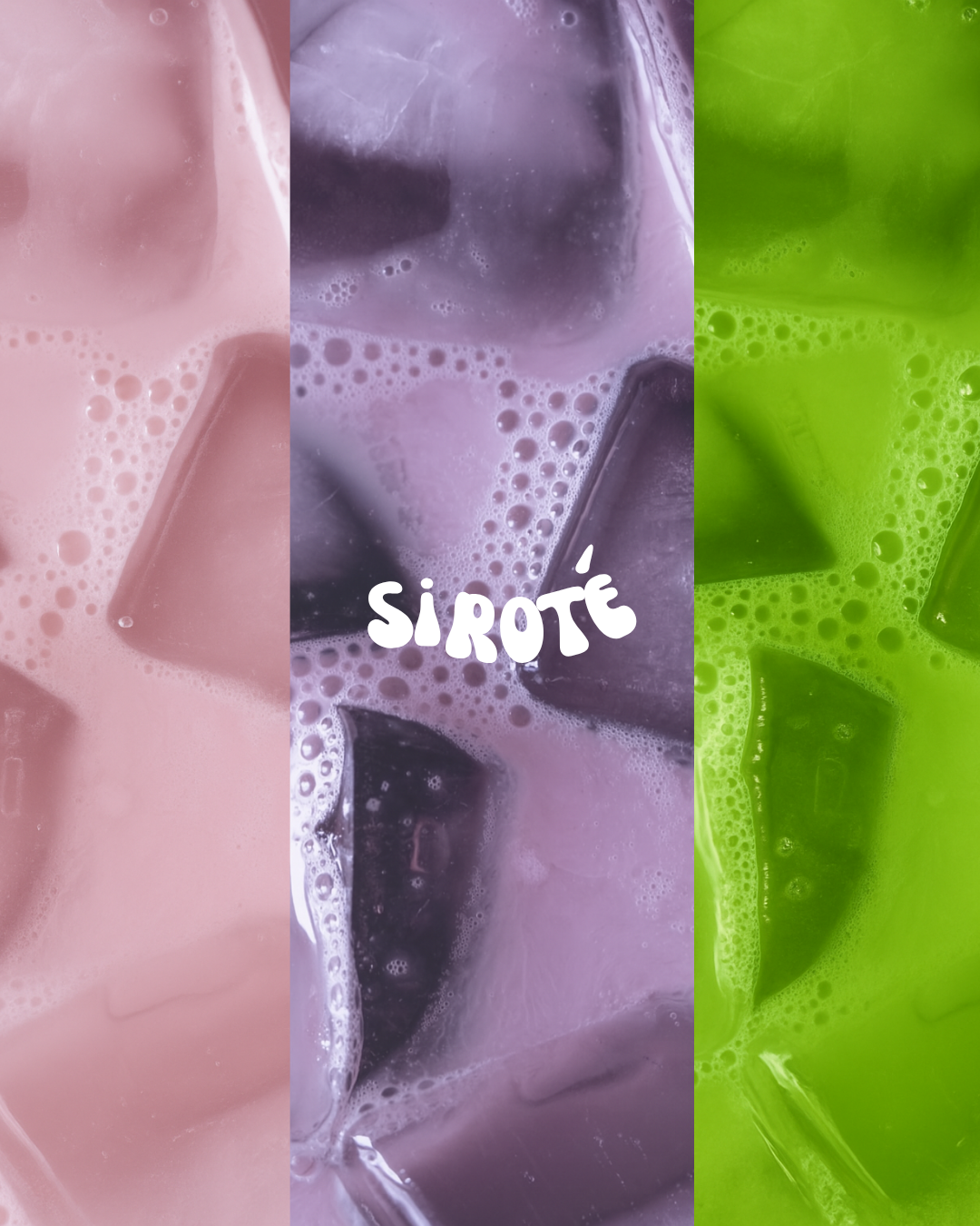 Logo Siroté instagram sakura latte , matcha latte, ube latte 